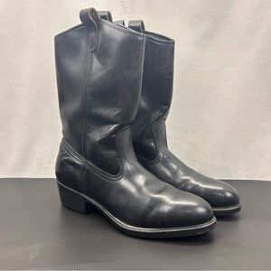 Vintage Greb Cowboy Boots Steel Toe Work Boots Men's Size 9.5 Made in Canada 🇨🇦